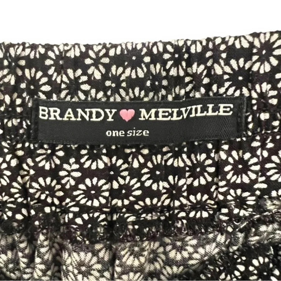 Brandy Melville Floral Daisy Print Skater Skirt - Picture 4 of 4